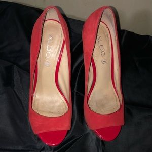 Aldo Peep toe Heels